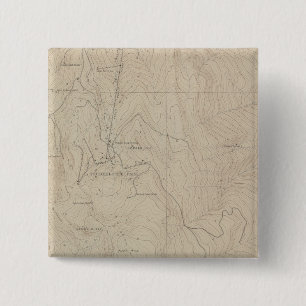 Macaron Carré 5 Cm Carte de l'Atlas spécial du parc de Tourtelotte