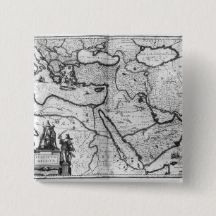 Macaron Carré 5 Cm Carte de l'empire de tabouret