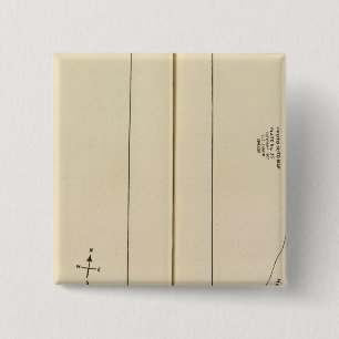 Macaron Carré 5 Cm Carte du comté de Westchester, New York