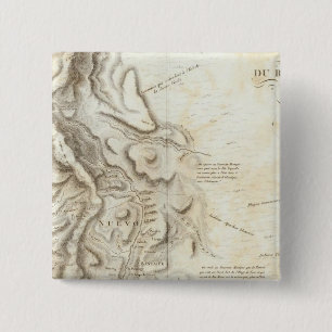 Macaron Carré 5 Cm Carte générale du Royaume de Nouvelle-Espagne