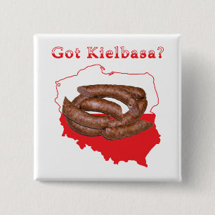 Macaron Carré 5 Cm Carte Polonaise Kielbasa
