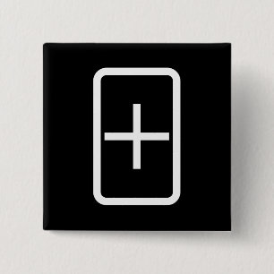 Macaron Carré 5 Cm Carte Zener   Connexion Plus