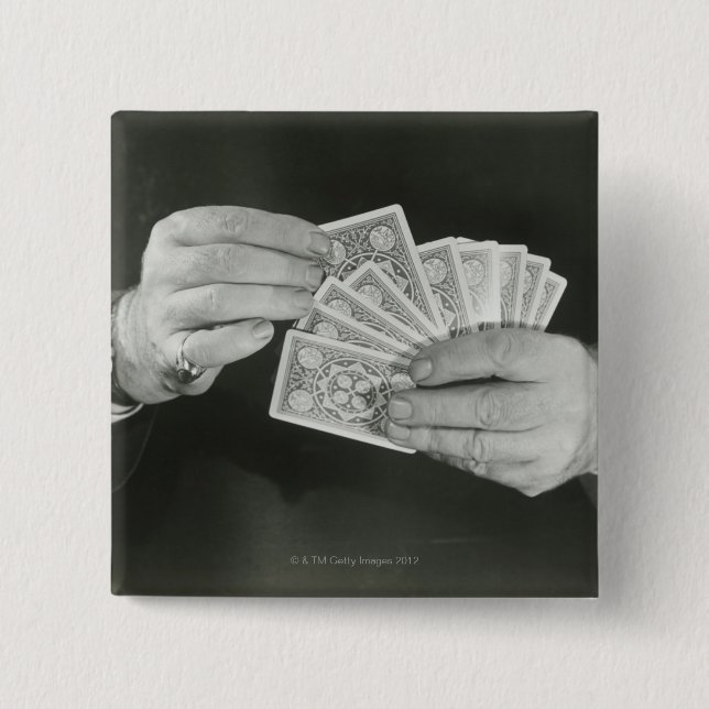 Macaron Carré 5 Cm Cartes de jeu (Devant)