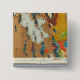 Macaron Carré 5 Cm Cartes géologiques composites IV, 40e Enquête para