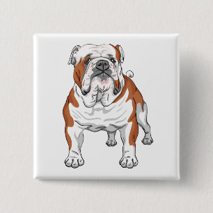 Macaron Carré 5 Cm Cartoon Chiot Amoureux des chiens Cadeaux mignonne