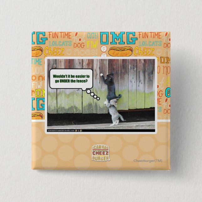 Macaron Carré 5 Cm Ce ne serait pas plus facile (Devant)