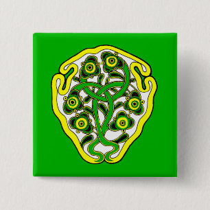 Macaron Carré 5 Cm Celtic symbol