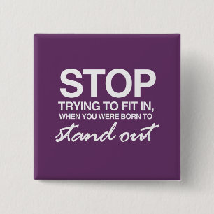 MACARON CARRÉ 5 CM CESSEZ D'ESSAYER DE S'ADAPTER DEDANS