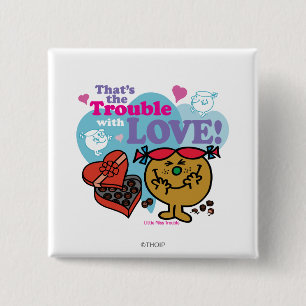 Macaron Carré 5 Cm C'est le problème avec l'amour !