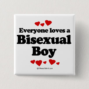 Macaron Carré 5 Cm Chacun aime un bisexuel
