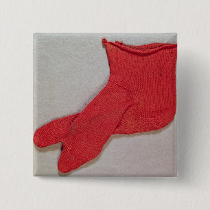 Macaron Carré 5 Cm Chaussette, une d'une paire d'Egypte, perio