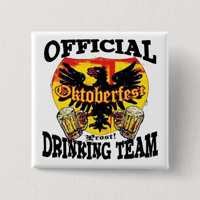 Macaron Carré 5 Cm Chemises et cadeaux potables d'équipe de bière (Devant)
