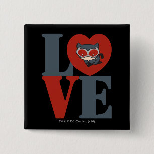 Macaron Carré 5 Cm Chibi Catwoman LOVE