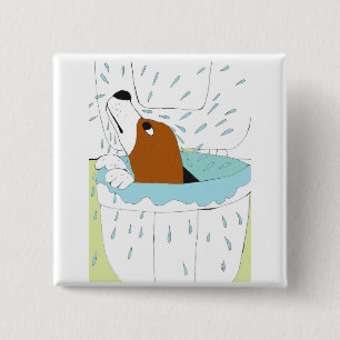Macaron Carré 5 Cm chien de toilette