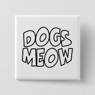 Macaron Carré 5 Cm Chiens Meow