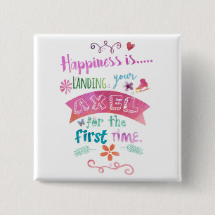 Macaron Carré 5 Cm Chiffre aimant d'Axel de carré de patin