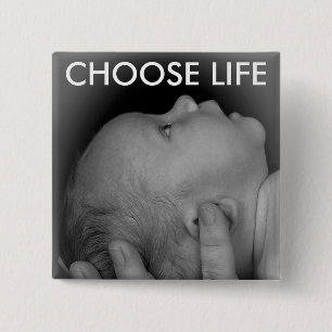 MACARON CARRÉ 5 CM CHOOSE LIFE