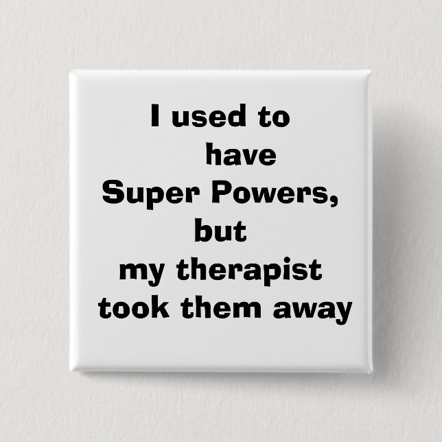 Macaron Carré 5 Cm citation, (Devant)