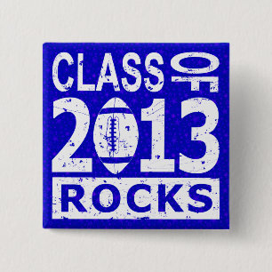 Macaron Carré 5 Cm Classe de l'obtention du diplôme 2013