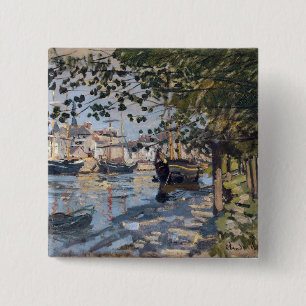 Macaron Carré 5 Cm Claude Monet   la Seine à Rouen, 1872