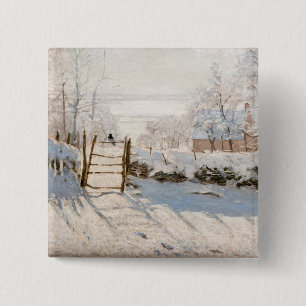 Macaron Carré 5 Cm Claude Monet - Le Magpie