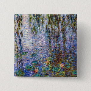 Macaron Carré 5 Cm Claude Monet - Lys d'eau