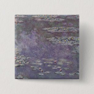 Macaron Carré 5 Cm Claude Monet - Nymphéas