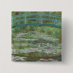 Macaron Carré 5 Cm Claude Monet The Japanese Footbridge, 1899