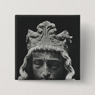 Macaron Carré 5 Cm Clovis II, Merovingian franque