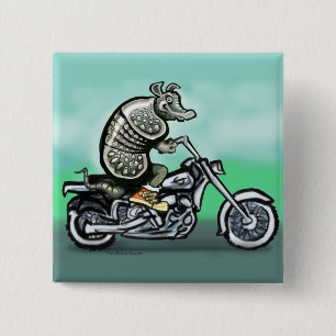 Macaron Carré 5 Cm Club de motards Dillo