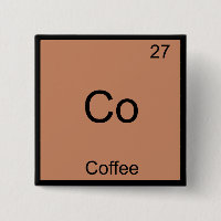 Co - Chimie du Café Élément Symbole Drôle