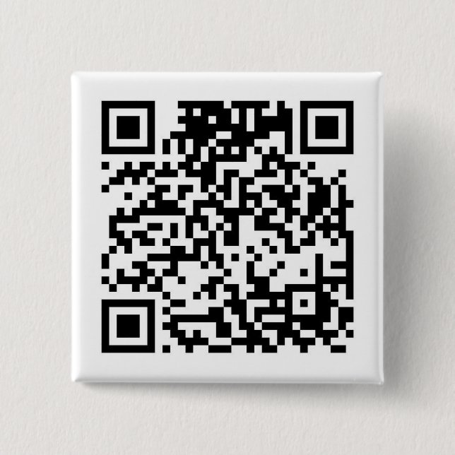 Macaron Carré 5 Cm Code de QR (Devant)