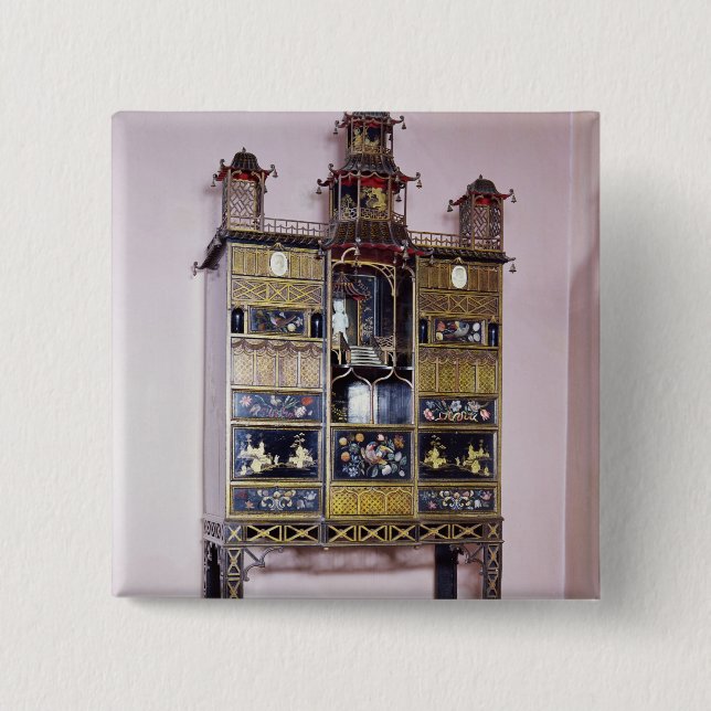 Macaron Carré 5 Cm Coffret de pagoda dans le style de Thomas (Devant)
