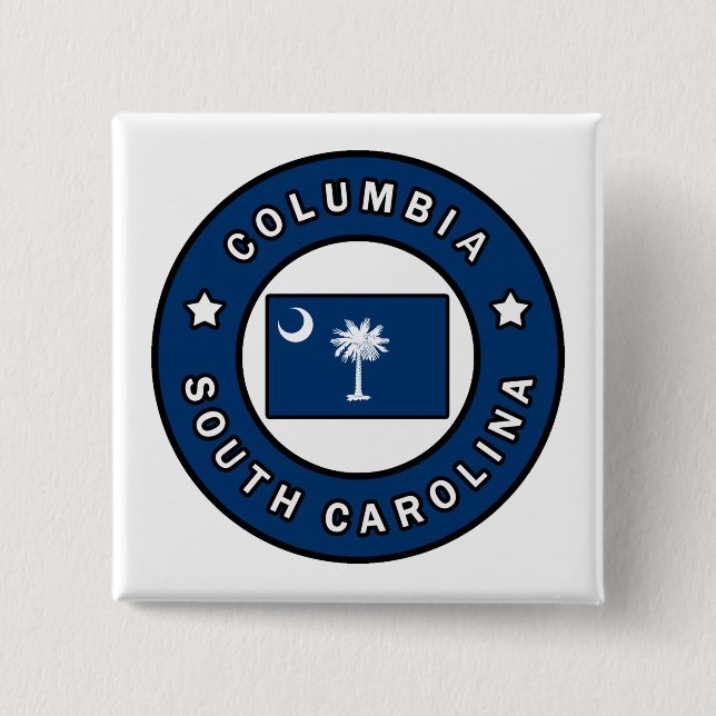 Macaron Carré 5 Cm Colombie Caroline du Sud (Devant)