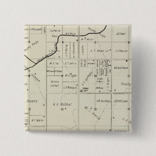 Macaron Carré 5 Cm Comté de Fresno, Californie 12