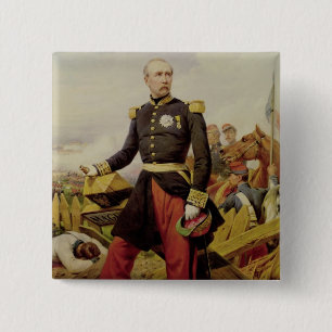 Macaron Carré 5 Cm Comte Maurice de MacMahon, 1860