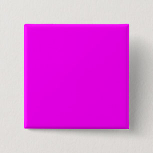 Macaron Carré 5 Cm Conception couleur solide Fuchsia FF00FF