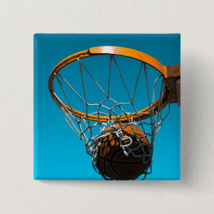 Macaron Carré 5 Cm Conception géniale de basket-ball