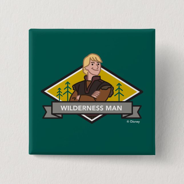 Macaron Carré 5 Cm Congelé 2 | Kristoff - Homme sauvage (Devant)