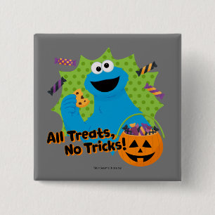 Macaron Carré 5 Cm Cookie Monster   Tous Les Traitements, Pas De Truc