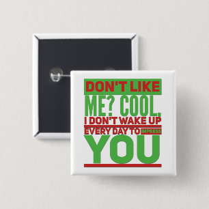 Macaron Carré 5 Cm Cool - Bouton Carré