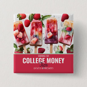 Macaron Carré 5 Cm COOL POPSICLES, Conseils Appréciés, College Money