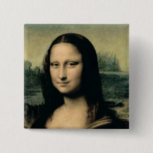 Macaron Carré 5 Cm Coordonnée de la Mona Lisa, c.1503-6