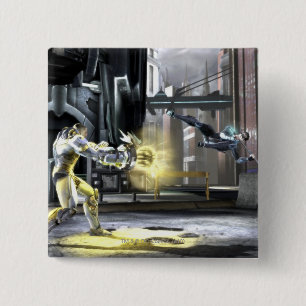 Macaron Carré 5 Cm Copie d'écran : Cyborg contre Nightwing 2