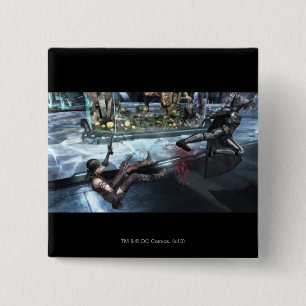 Macaron Carré 5 Cm Copie d'écran : Harley contre Batman