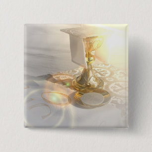 Macaron Carré 5 Cm Corps de Pin carré du Christ