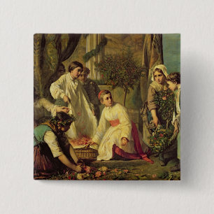 Macaron Carré 5 Cm Corpus Christi, 1855
