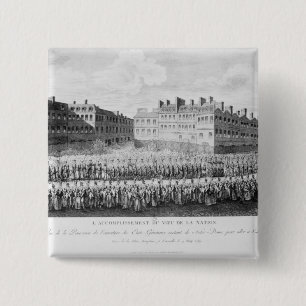 Macaron Carré 5 Cm Cortège de l'ouverture des domaines