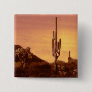 Macaron Carré 5 Cm coucher de soleil de Sonoran