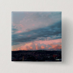 Macaron Carré 5 Cm Coucher de soleil majestueux au Pays de Galles